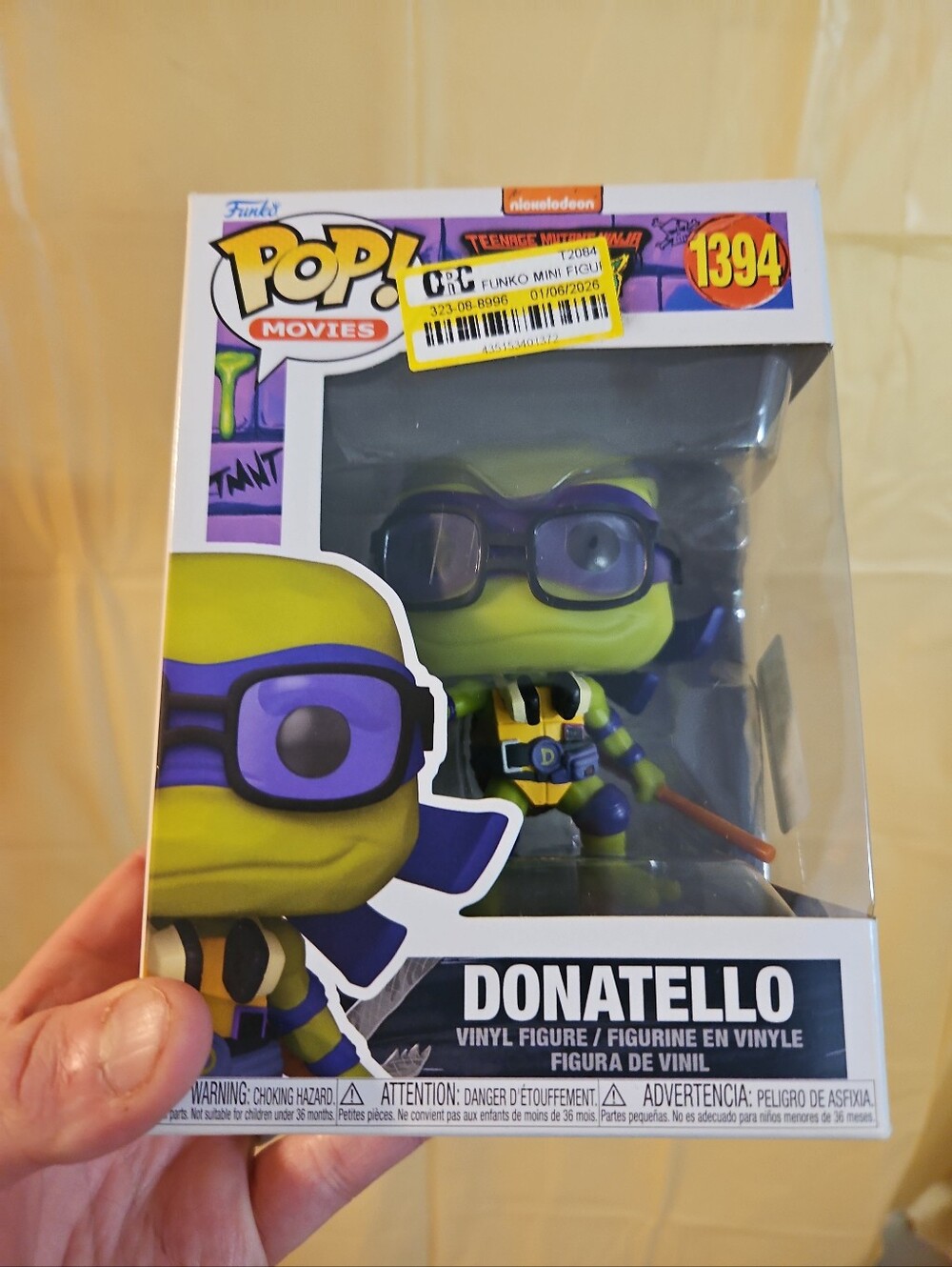 Funko Pop! Vinyl: Teenage Mutant Ninja Turtles - Donatello #1394: NEW